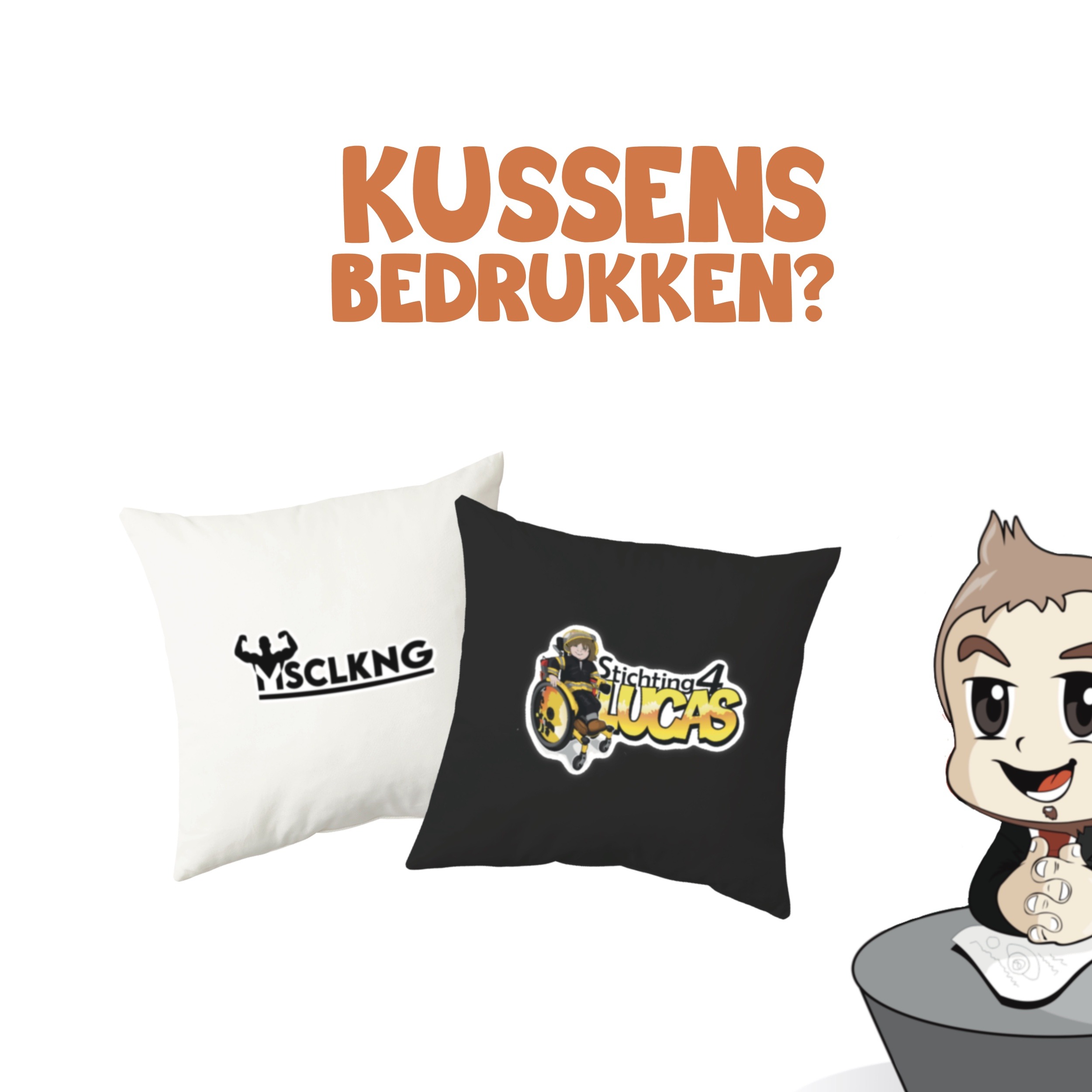 kussen laten bedrukken