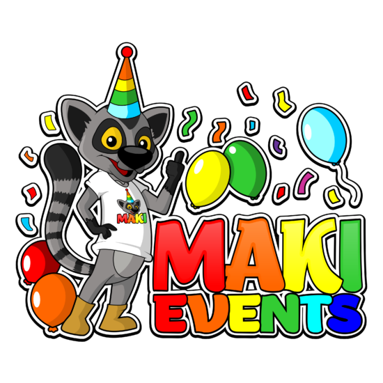 maki events cartoon logo