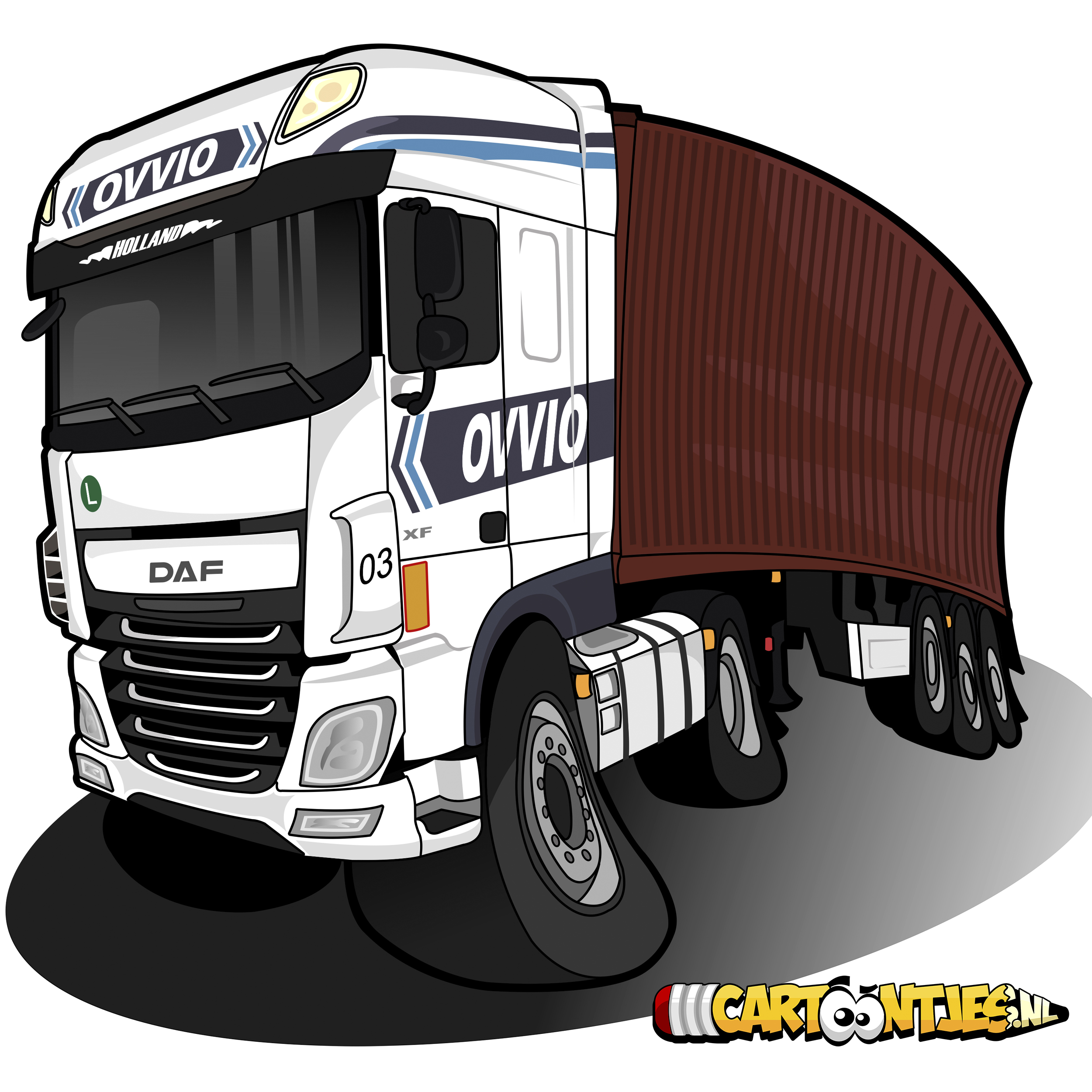 ovvio-transport-truckcaricature-geurhanger
